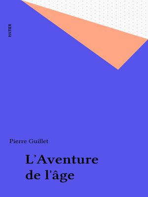 cover image of L'Aventure de l'âge